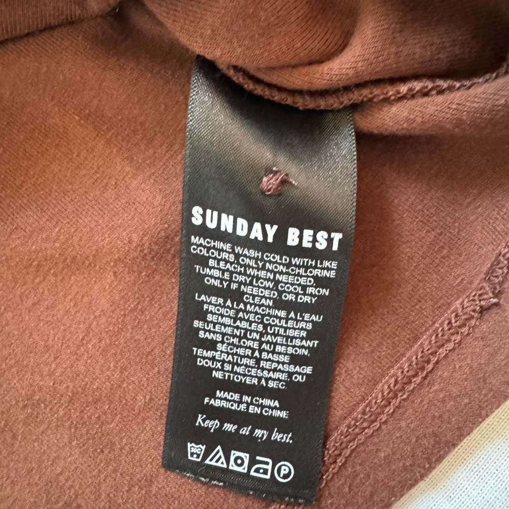 ⟡ Aritzia Sunday Best Chocolate Brown Cropped Button Up Cardigan (Size S) ⟡ - Picture 5 of 8
